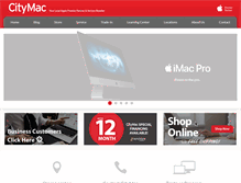 Tablet Screenshot of citymac.com